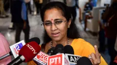 एनसीपी-एससीपी की सांसद सुप्रिया सुले ने रविवार को नई दिल्ली स्थित संसद भवन एनेक्सी में मॉनसून सत्र से पहले बुलाई गई सर्वदलीय बैठक के बाद मीडिया से बात की. 