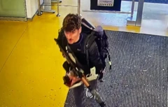 TUSAŞ'a giren erkek PKK'lının güvenlik kamerasındaki görüntüsü