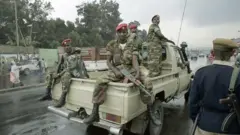 ኣባላት ሰራዊት ምክልኻል ኢትዮጵያ ኣብ ፓትሮል