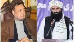 سراج الدین حقانی، وزیر داخله طالبان و محمد محقق از چهر‌ه‌های سیاسی هزاره