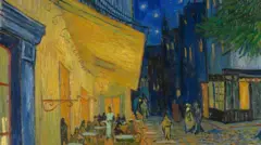 Вінсент ван Гог. "Нічна тераса кафе" (Café Terrace at Night). Вересень 1888 року.