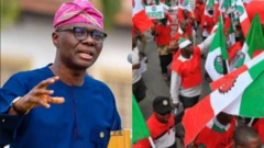 Gomina Sanwoolu ati aworan egbe osise
