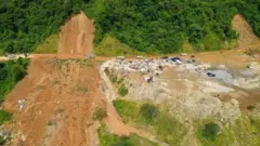 Colombia land slide