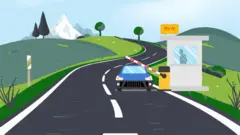 प्रतीकात्मक टोल गेट 
