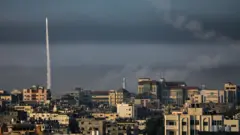 صاروخ ينطلق من قطاع غزة.