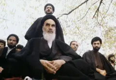 El ayatóla Jomeini en 1979.