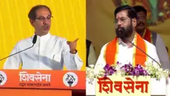 उद्धव ठाकरे एकनाथ शिंदे 