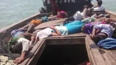 আন্দামান সমুদ্রে দুইশো'র বেশি রোহিঙ্গা শরণার্থী নিয়ে একটি নৌকা 