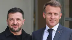 Зеленский и Макрон