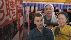 中國大學招聘會與BBC記者們