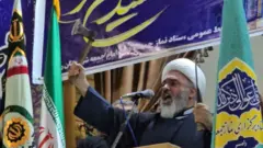 محمود علیخانی، امام جمعه رامسر گفت: «آن گنبد آهنین شما را آبکش می‌کنیم.»