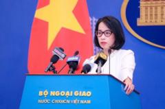 Bà Phạm Thu Hằng, người phát ngôn Bộ Ngoại giao Việt Nam