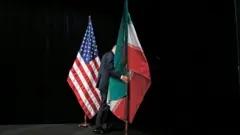 پرچم ایران و آمریکا