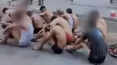 সামাজিক মাধ্যমে ছড়িয়ে পড়া ভিডিও।