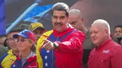 Imagem mostra Nicolás Maduro