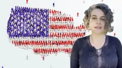 Repórter Mariana Sanches diantedominó jogo grátisimagem estilizada da bandeira americana sobre o mapa do pais