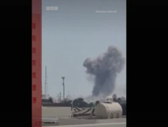 Vídeo mostra momento exato em que míssil atinge alvo no Bahrein