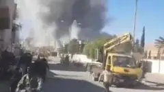 په بریتانیا کې د بشري حقونو څار یوه سازمان یوه ویډیو خپره کړې، چې په وینا یې پر پالمیرا له بریدونو وروسته وضعیت پکې لیدل کېږي.