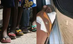 Aworan ẹsẹ awọn eeyan 