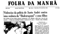 Folha da Manhã de abril de 1955 noticia caso em Santo André.