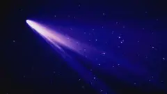 Ilustração de um cometa