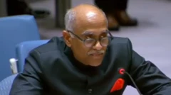 भारत के स्थायी प्रतिनिधि राजदूत पर्वतनेनी हरीश