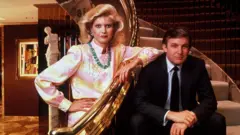 डोनाल्ड ट्रंप अपनी पहली पत्नी इवाना ज़ेल्निकोवा के साथ