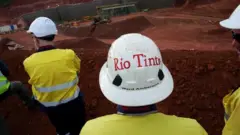 Rio Tinto posluje širom sveta, na slici rudnik u Gvineji u Africi