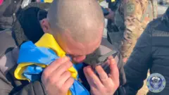 Звільнений з полону український військовий