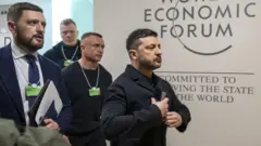 Володимир Зеленський перед зустріччю із Дональдом Трампом, 22 січня 2026 року
