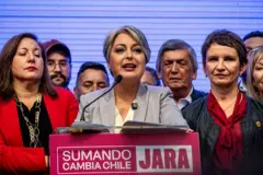 Jeannette Jara reconhece a derrota frente aos seus apoiadores