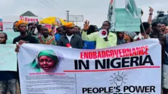 Aworan awọn oluwọde lasiko ìwọde niluu Ibadan 