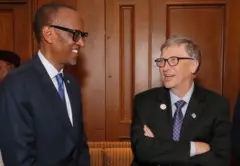 Perezida Paul Kagame na Bill Gates mu 2019