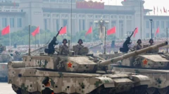 من استعراض للجيش الصيني 