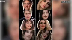 డోనల్డ్ ట్రంప్, ఇరాన్ మహిళలు, మరణ శిక్ష రద్దు