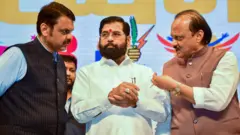 एकनाथ शिंदे, अजित पवार, देवेंद्र फडणवीस