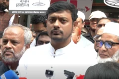 লিফলেট বিতরণ কর্মসূচিতে ঢাকা-৮ আসনের নির্বাচনে এনসিপি প্রার্থী নাসীরুদ্দীন পাটওয়ারী