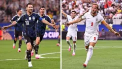 Messi e Kane, astros de Argentina e Inglaterra