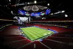 El interior del Estadio de Atlanta