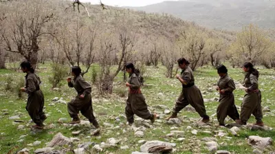 کوه‌های قندیل در شمال عراق
