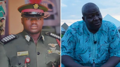 Army military uniform and anoda man on native