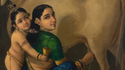 બીબીસી ગુજરાતી, ગુજરાત, બીબીસી, અમદાવાદ, યશોદ અને કૃષ્ણ, રાજા રવિ વર્મા