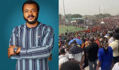 Foto Ebuka Obi na foto ọtụtụ ndị bịara mmemme ekpere ahụ