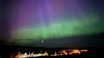 Northern Lights over County Fermanagh