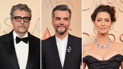 Kléber Mendonça Filho, Wagner Moura, Maria Fernanda Cândido