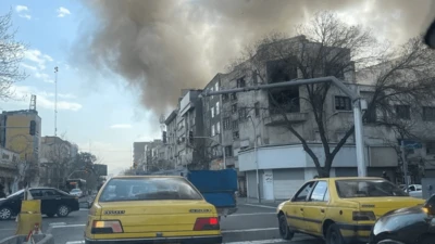 دود ناشی از انفجار