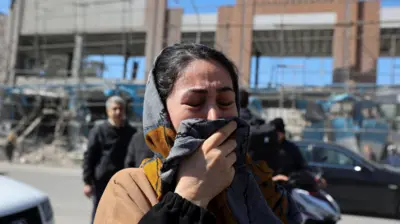 ਈਰਾਨ ਵਿੱਚ ਪ੍ਰੇਸ਼ਾਨ ਔਰਤ