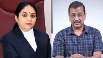 जस्टिस स्वर्ण कांता शर्मा और अरविंद केजरीवाल