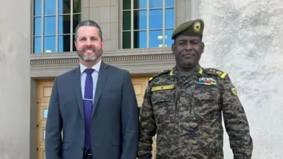 inisteera Ittisaa Ameerikaatti gargaaraa ministira itti aanaa dhimmoota Afrikaa Biraayaan J Eeliis fi Meejer Jenraal Tashoomee Gammachuu