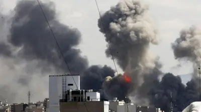 Ataque en Teherán este domingo.